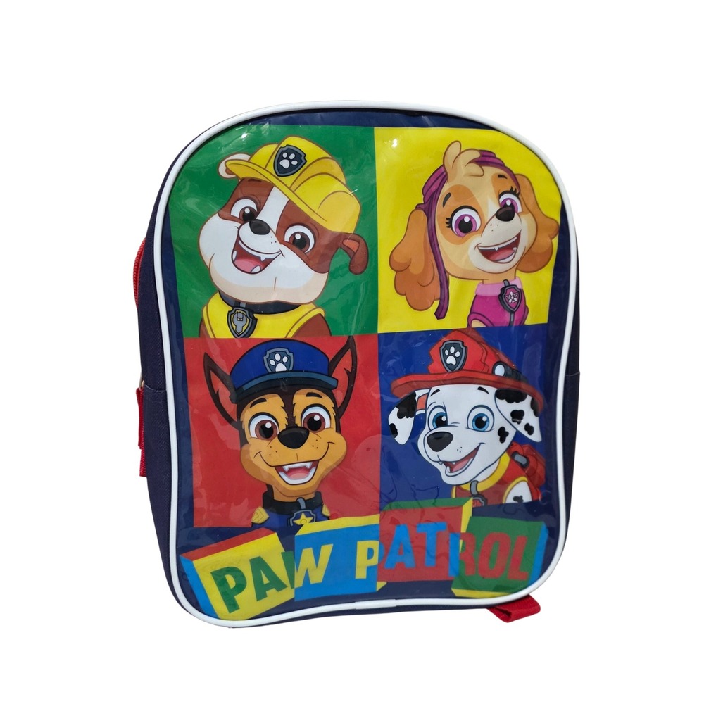Paw Patrol Mini Backpack Kids Toddler Chase Marshall Rubble Skye Navy Red New